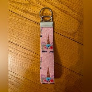 Unicorn key fob wristlet